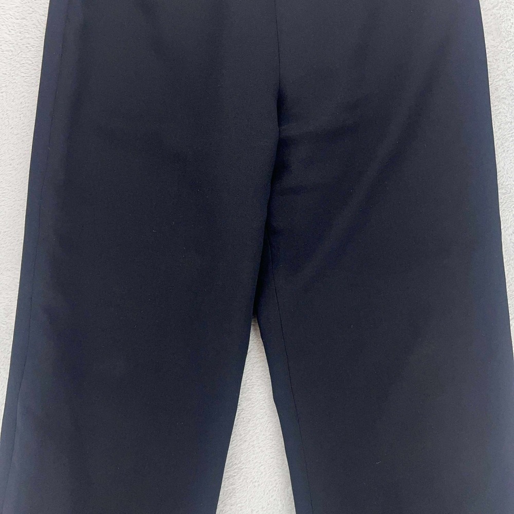 Maggie London Vintage Black Wide Leg Cropped Dress Pants Petites Size 10 - Picture 8 of 11